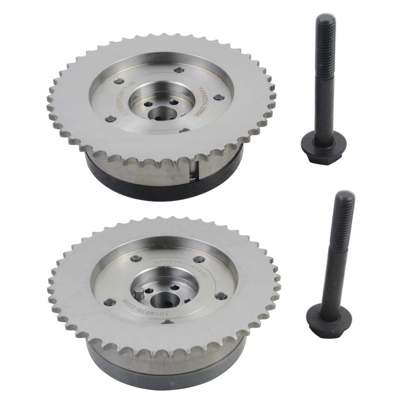 geluoxi Pair Engine Variable Timing Sprocket Cam Camshaft Phaser Gear Replacement for Buick Regal Chevrolet Cobalt Equinox Malibu HHR Pontiac G6 2.0L 2.4L 12578515 12578516 - Image 2